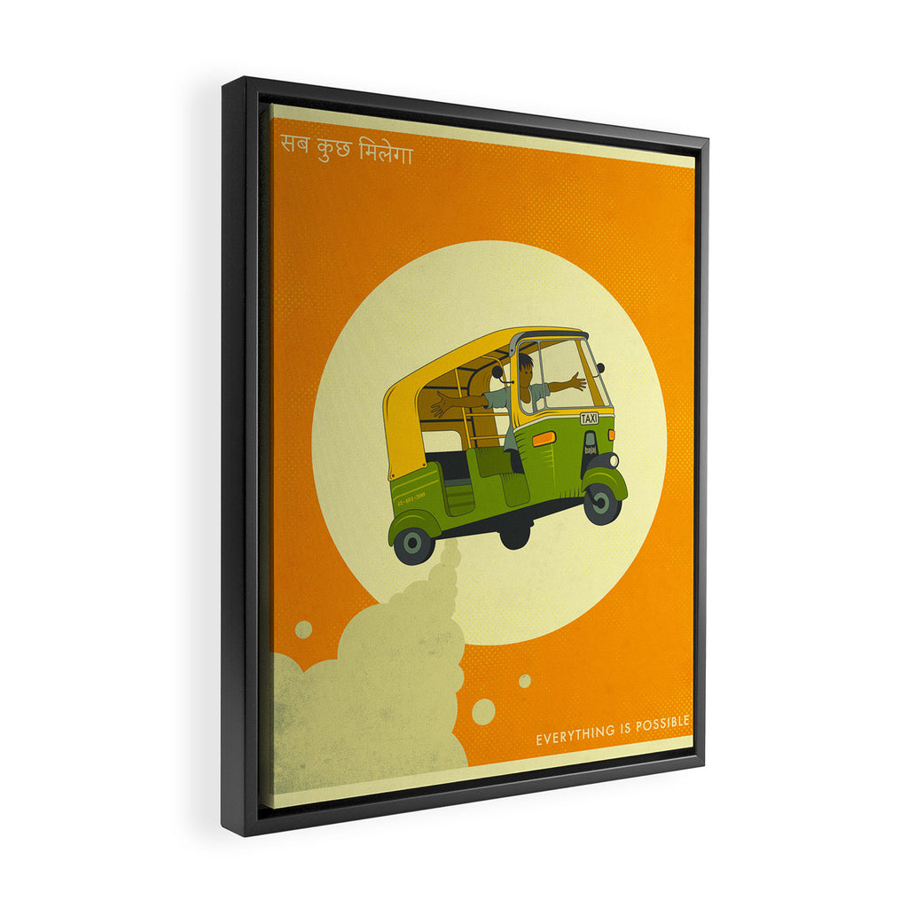 Everything Is Possible (sab kuch milega) Framed Canvas Print Gallery Image 2