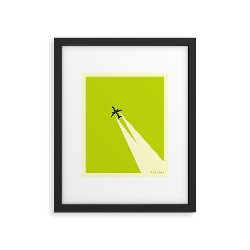 EXPLORE Framed Art Print Gallery Image 5