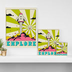 EXPLORE Canvas Print Gallery Image 3