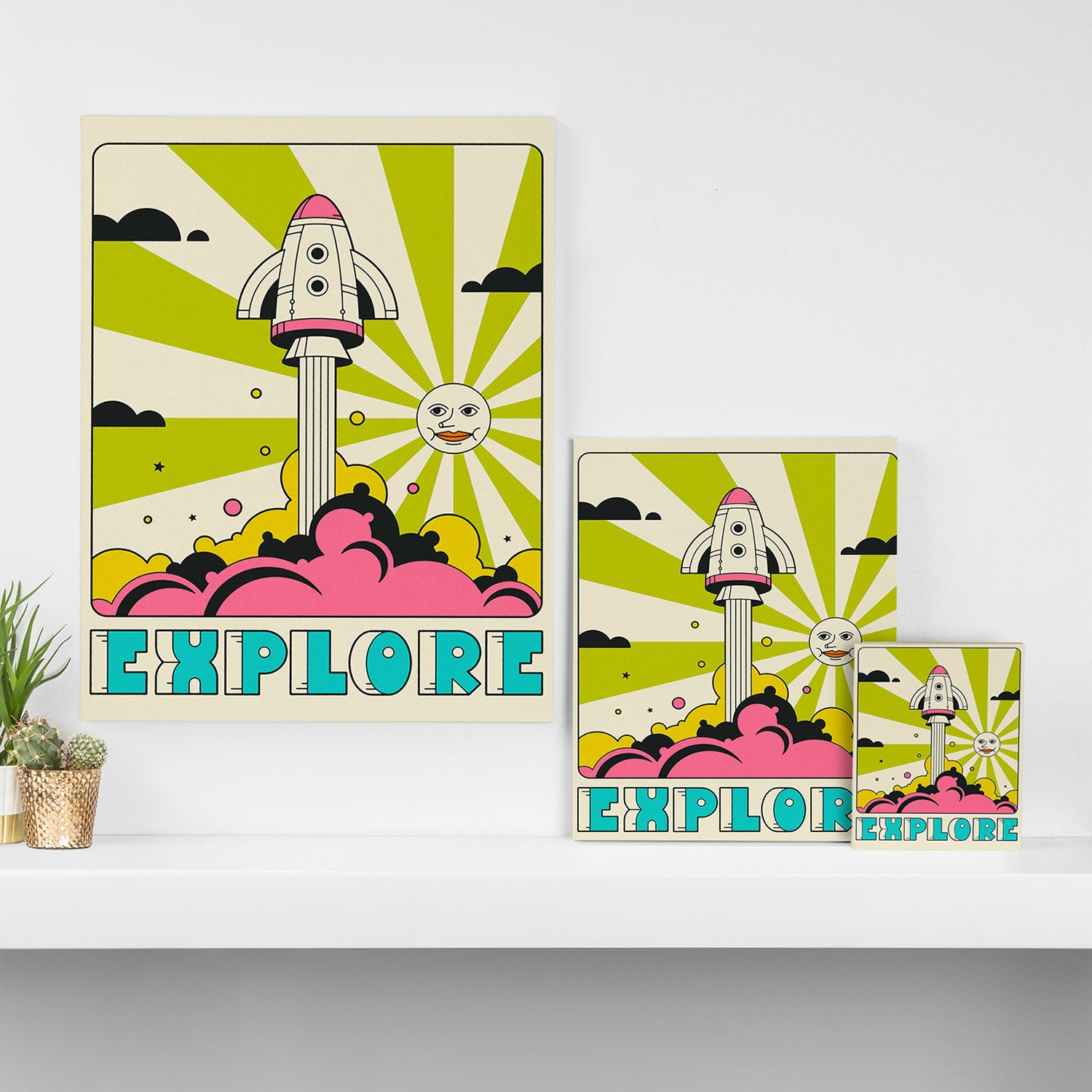 EXPLORE Canvas Print Gallery Image 3