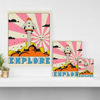 EXPLORE Canvas Print Gallery Image 3