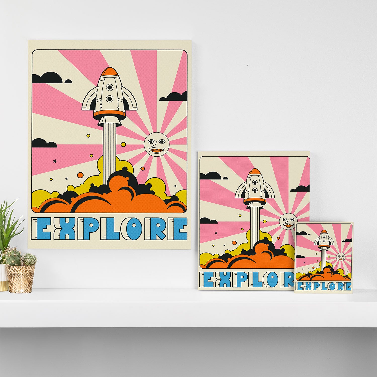 EXPLORE Canvas Print Gallery Image 3