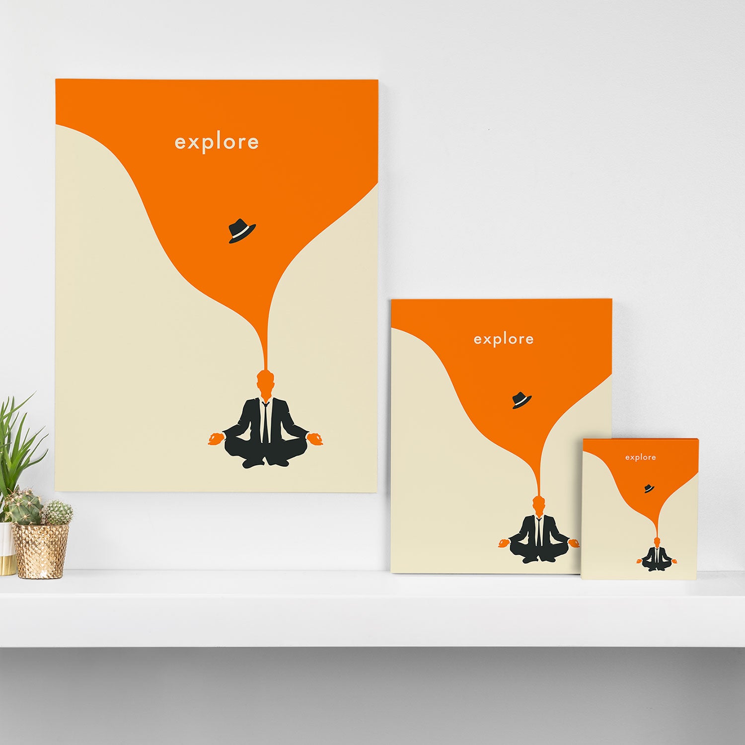 EXPLORE Canvas Print Gallery Image 3