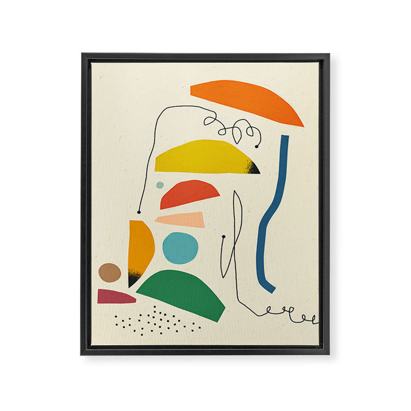 EXPRESSION (6) Framed Canvas Print Gallery Image 6
