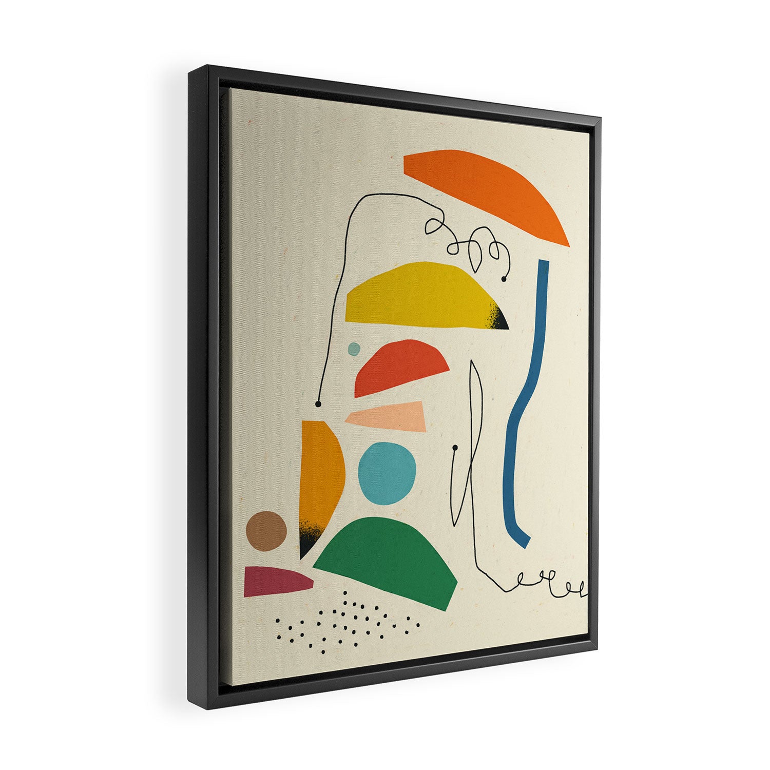 EXPRESSION (6) Framed Canvas Print Gallery Image 2