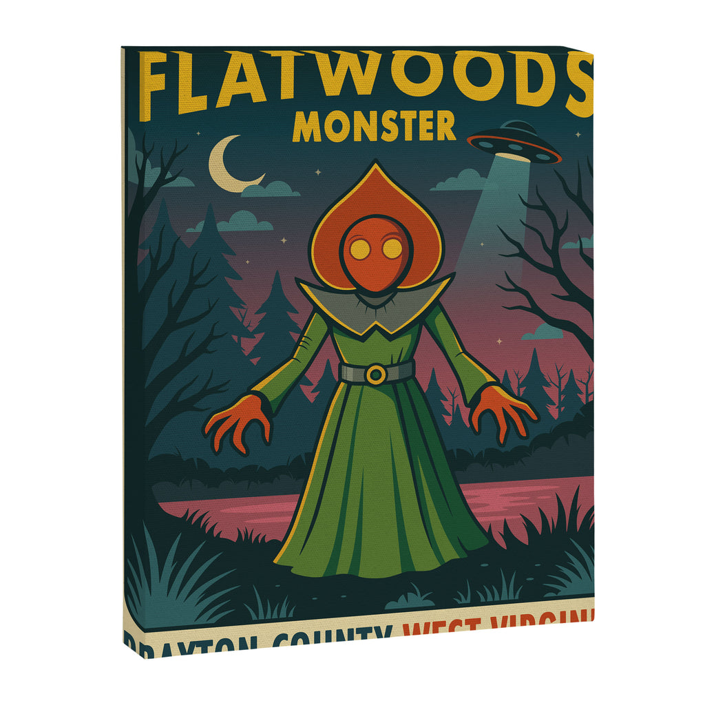 Flatwoods Monster Canvas Print Gallery Image 6
