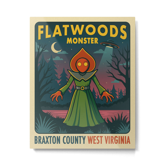Flatwoods Monster Metal Print Gallery Image 1
