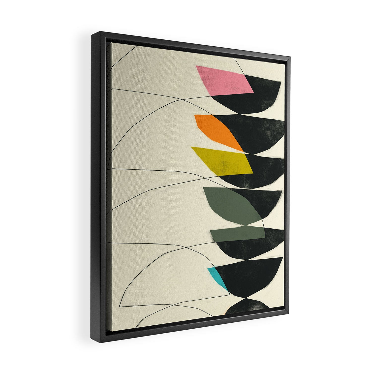 FLOW MOTION 4 (DAYDREAM) Framed Canvas Print Gallery Image 2