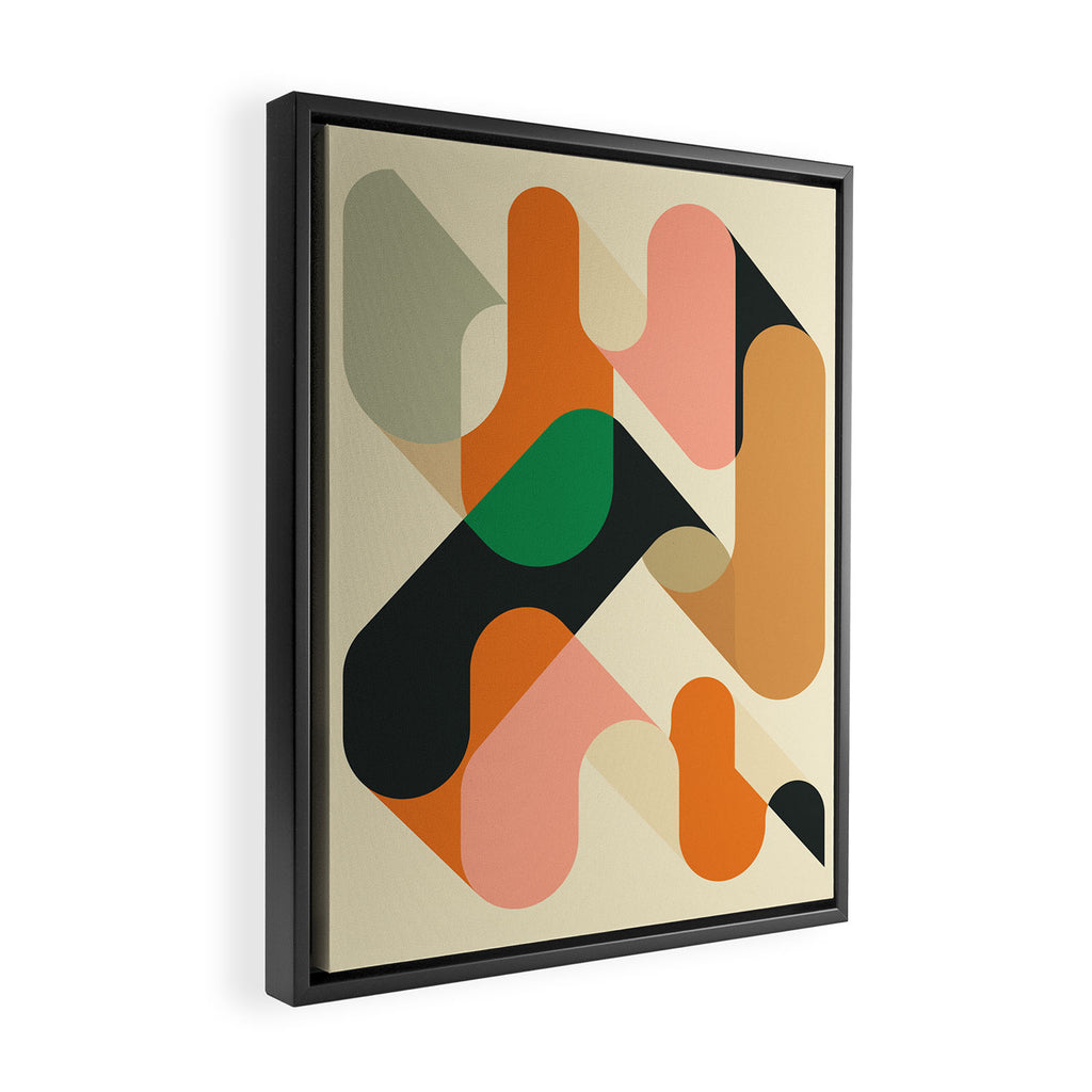 GEOMETRICS 1 Framed Canvas Print Gallery Image 2