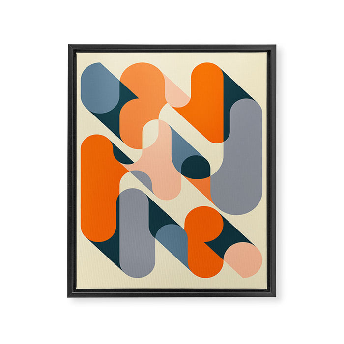 GEOMETRICS 2 Framed Canvas Print Gallery Image 1