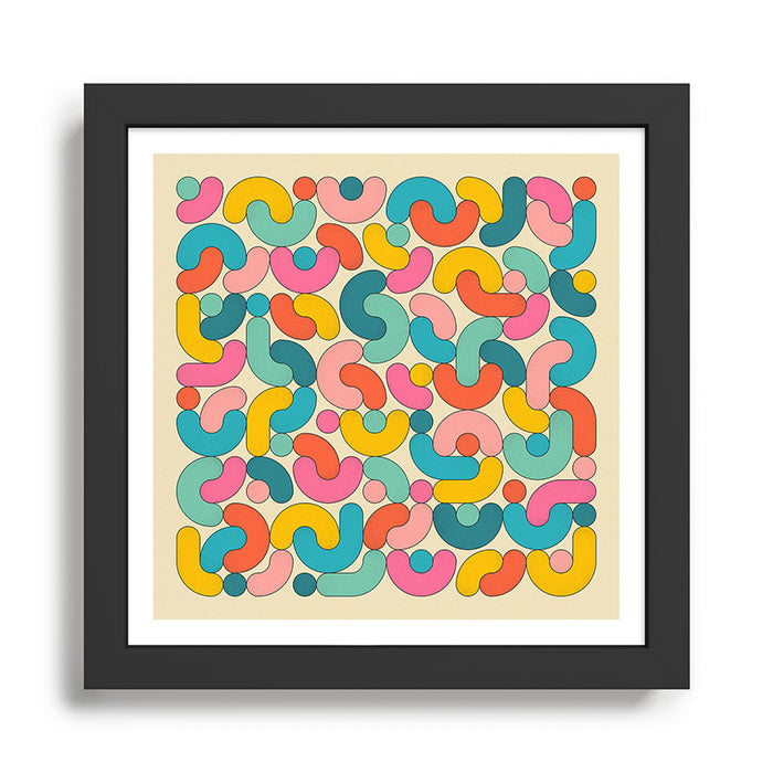 Geometrics 2 Framed Art Print Gallery Image 1