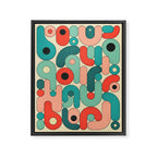 Geometrics 5 Framed Canvas Print Gallery Image 6