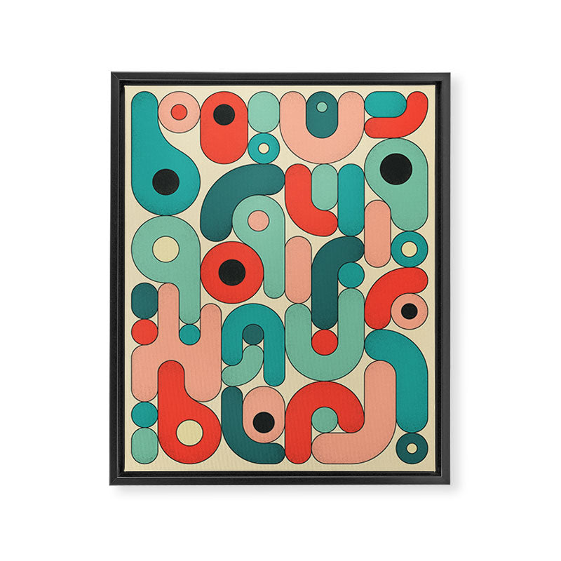 Geometrics 5 Framed Canvas Print Gallery Image 6