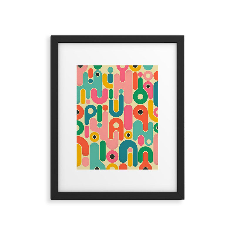 Geometrics 6 Framed Art Print Gallery Image 5