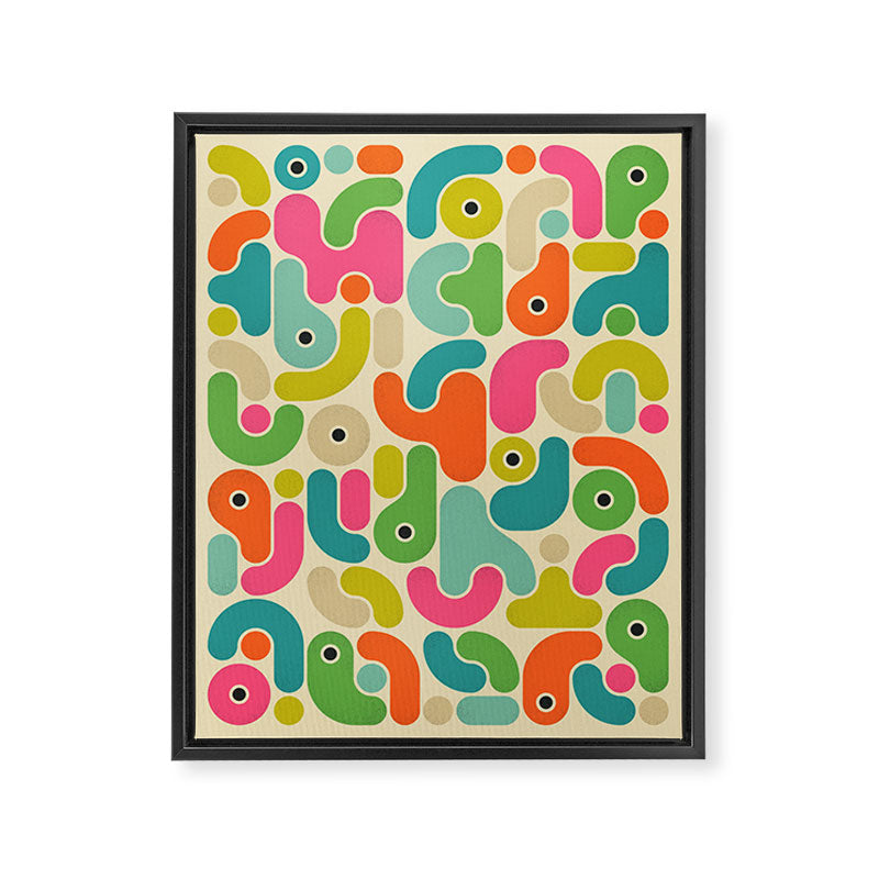 Geometrics 7 Framed Canvas Print Gallery Image 6