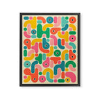 Geometrics 8 Framed Canvas Print Gallery Image 6