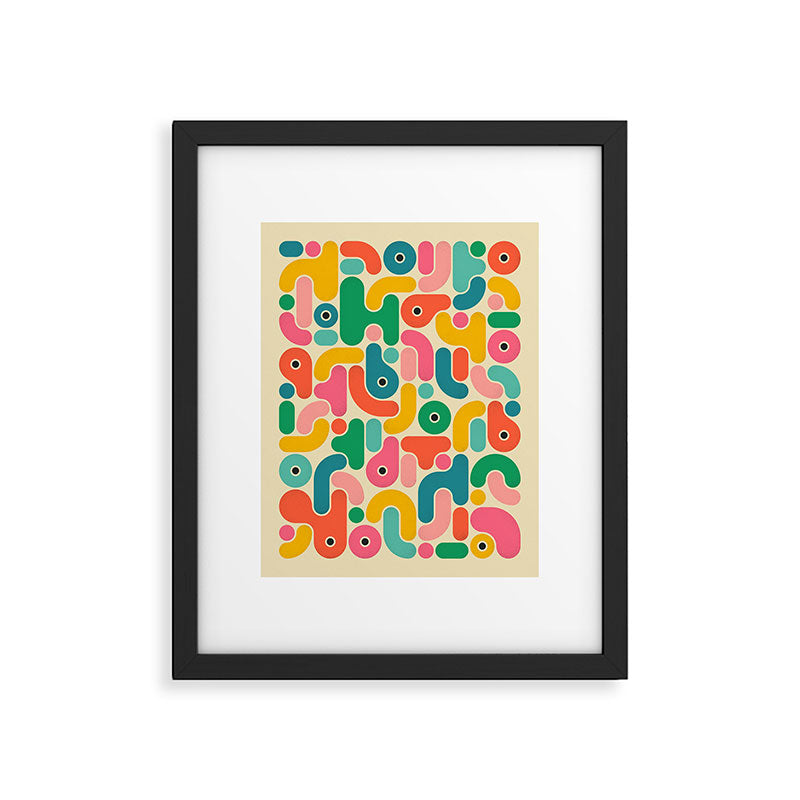 Geometrics 8 Framed Art Print Gallery Image 5