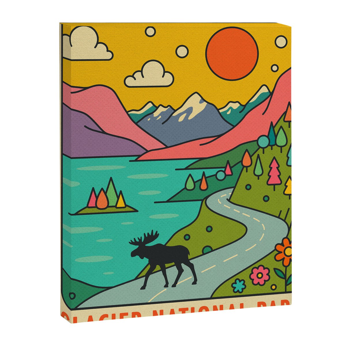 Glacier National Park Canvas Print Gallery Image 6