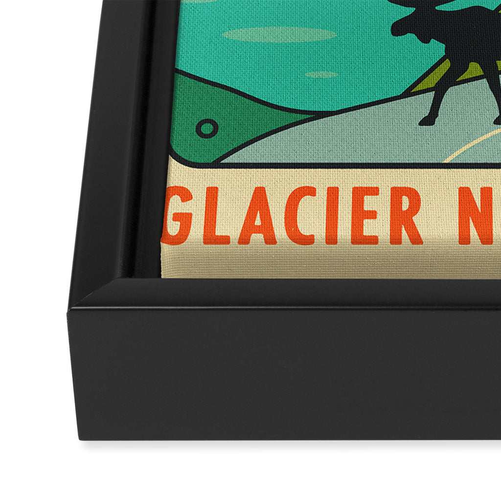 Glacier National Park Framed Canvas Print Gallery Image 3