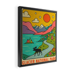 Glacier National Park Framed Canvas Print Gallery Image 2