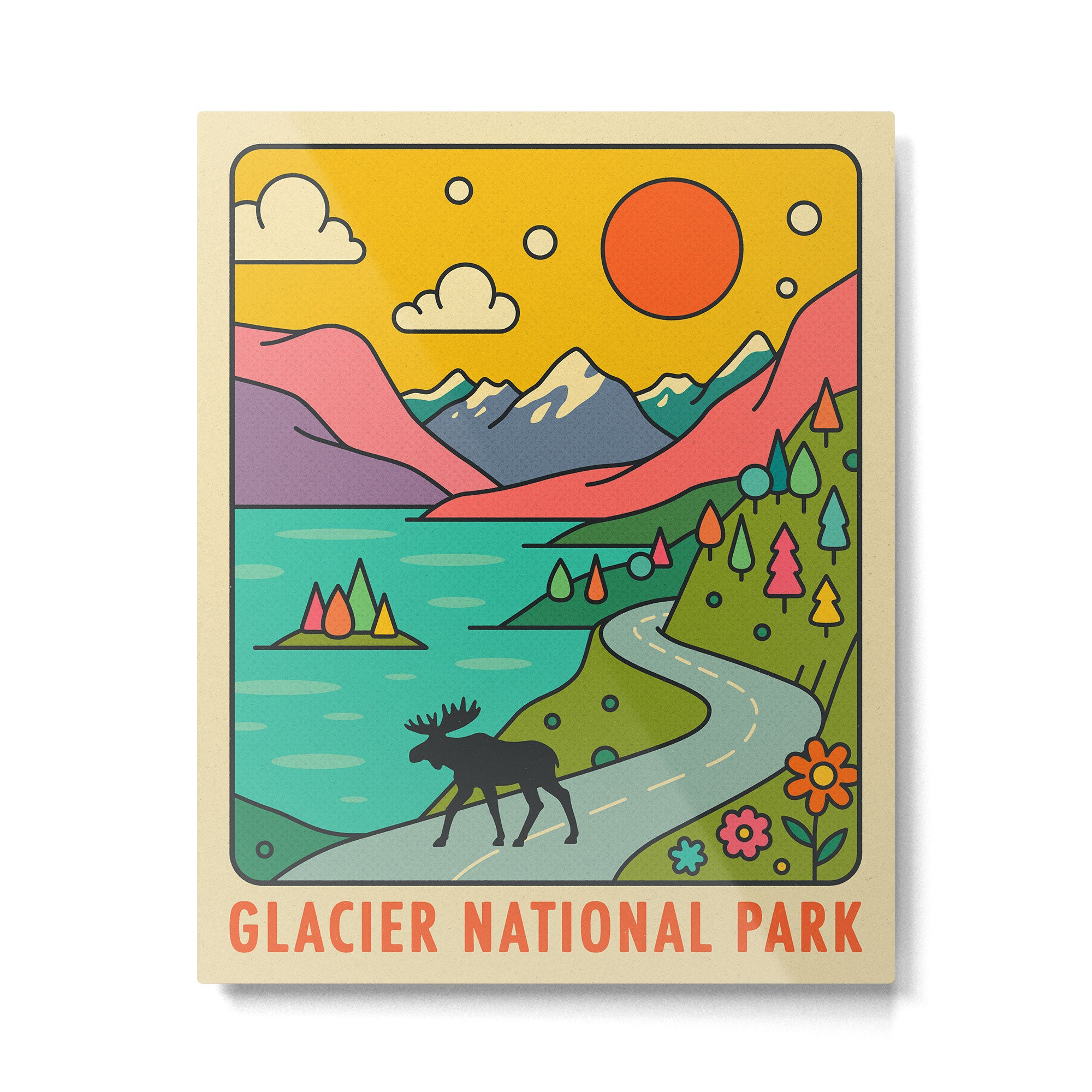 Glacier National Park Metal Print Gallery Image 4