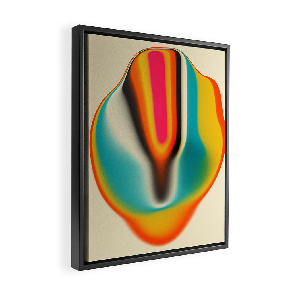 GLITCH Framed Canvas Print Gallery Image 2