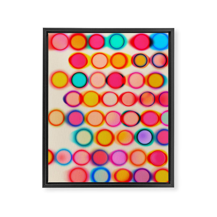 GLOW Framed Canvas Print Gallery Image 1