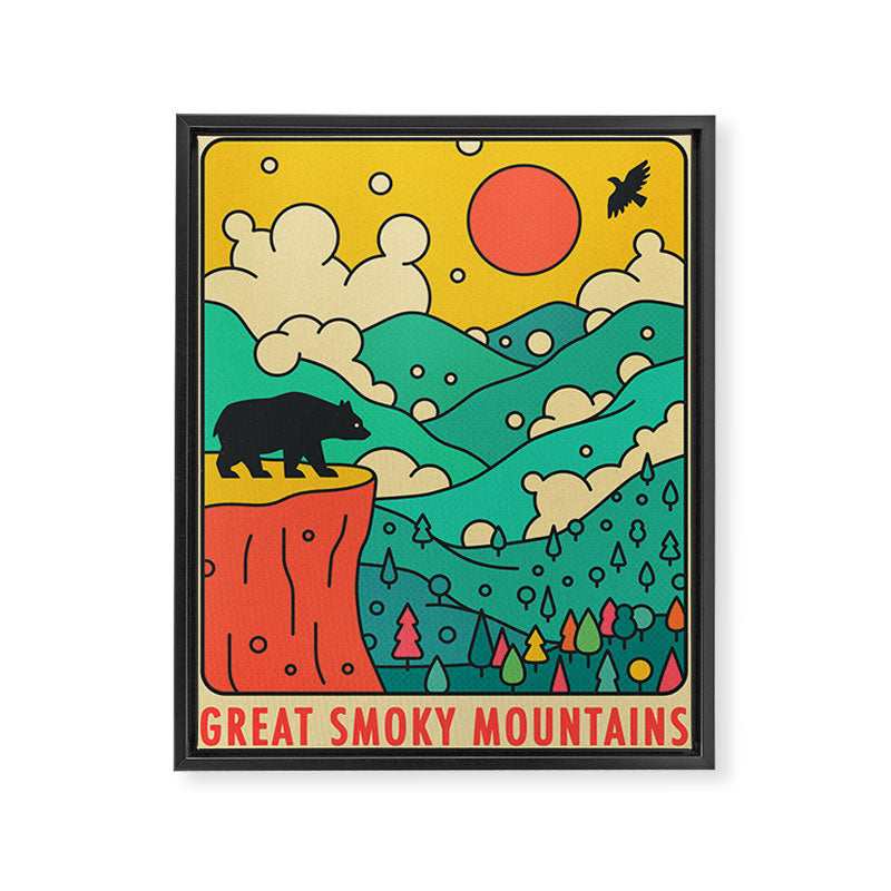 Great Smoky Mountains National Park Framed Canvas Print Gallery Image 6