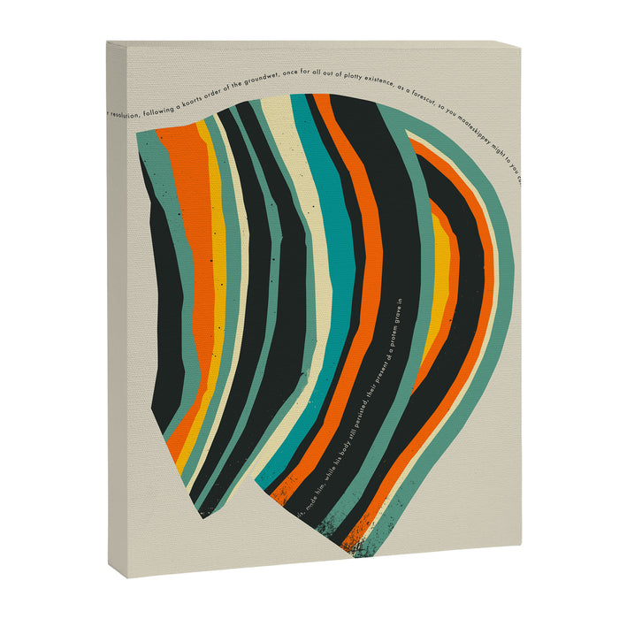 GROUNDWET (Finnegans Wake 76) Canvas Print Gallery Image 1