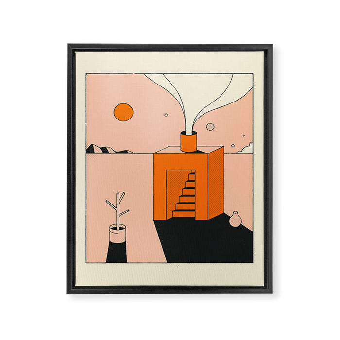 HOUSE (2) Framed Canvas Print Gallery Image 1