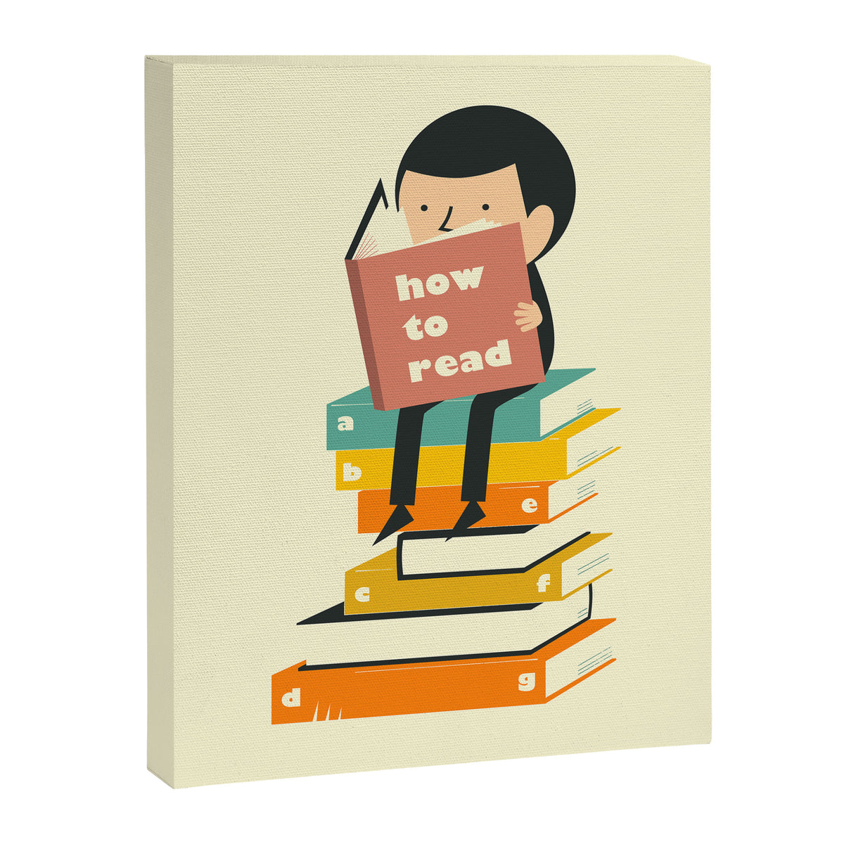 HOW TO READ Canvas Print Gallery Image 6