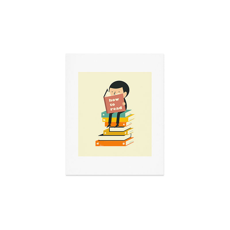 HOW TO READ Art Print Gallery Image 1