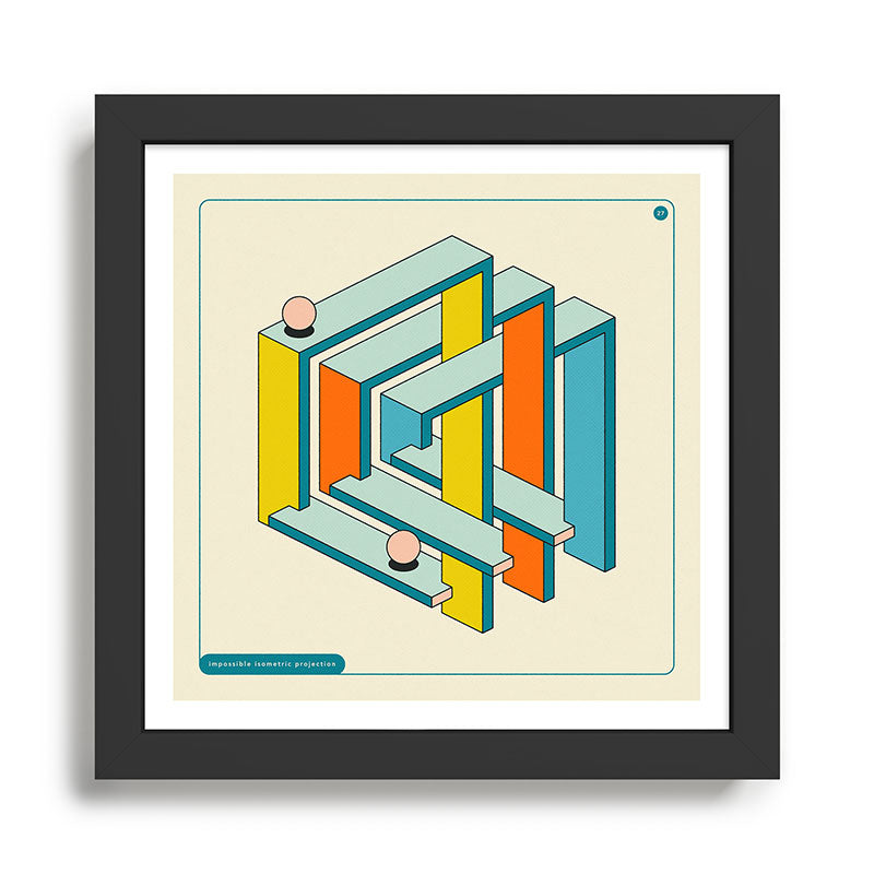 IMPOSSIBLE GEOMETRICS 27 Framed Art Print Gallery Image 1