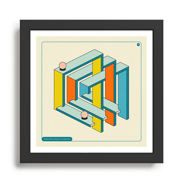 IMPOSSIBLE GEOMETRICS 27 Framed Art Print Gallery Image 1