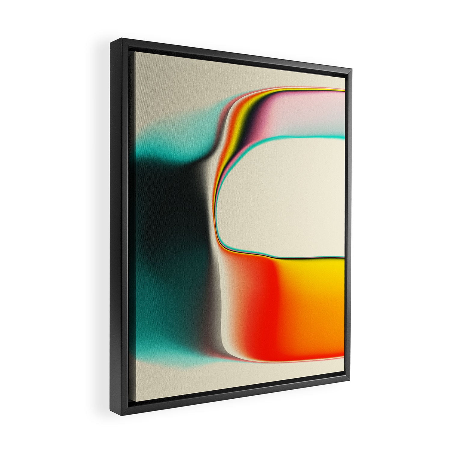 INTERFERENCE Framed Canvas Print Gallery Image 2