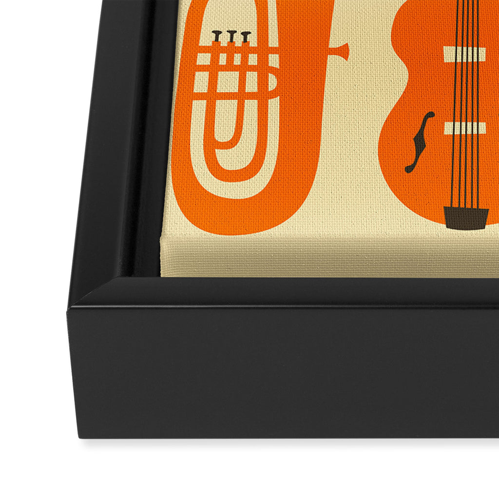 Just Jazz Framed Canvas Print Gallery Image 3