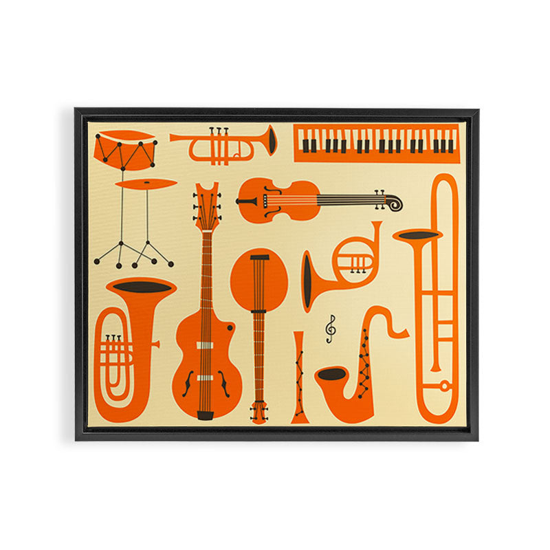 Just Jazz Framed Canvas Print Gallery Image 12
