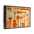 Just Jazz Framed Canvas Print Gallery Image 2