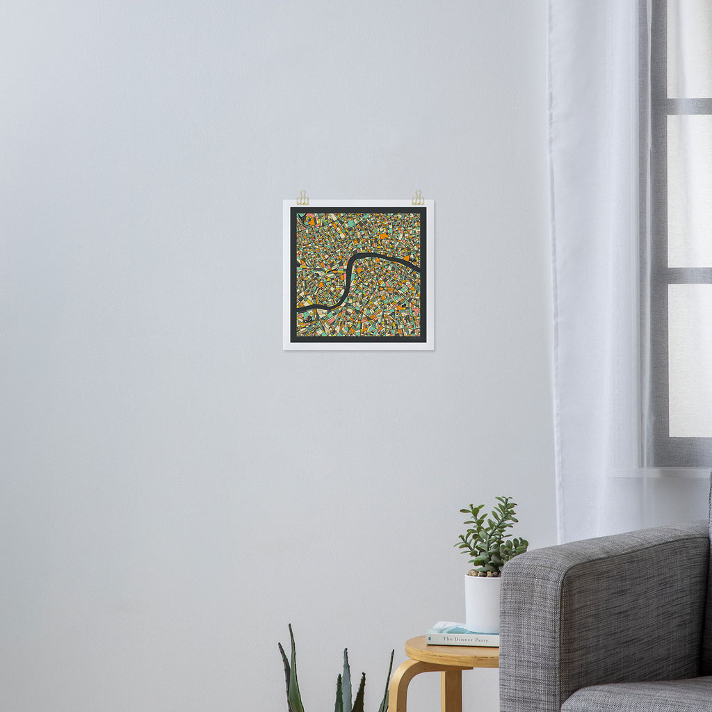 LONDON MAP Art Print Gallery Image 3