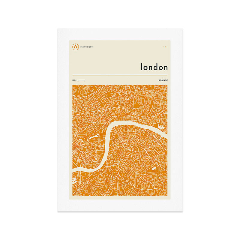 LONDON MAP Art Print Gallery Image 1