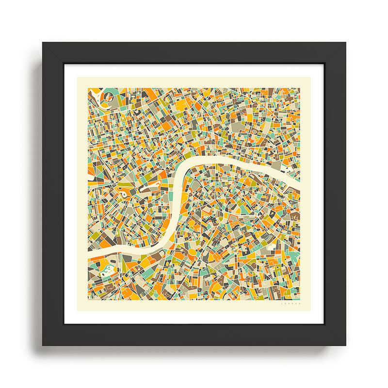 LONDON MAP Framed Art Print Gallery Image 1