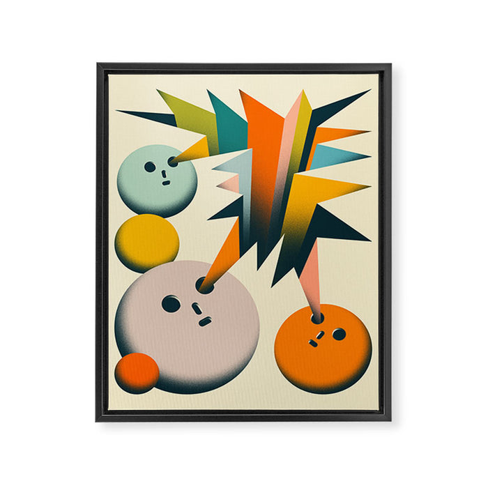 LOOK (4) Framed Canvas Print Gallery Image 1