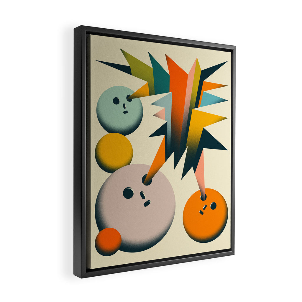 LOOK (4) Framed Canvas Print Gallery Image 2