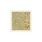 Los Angeles Map Art Print Gallery Image 1