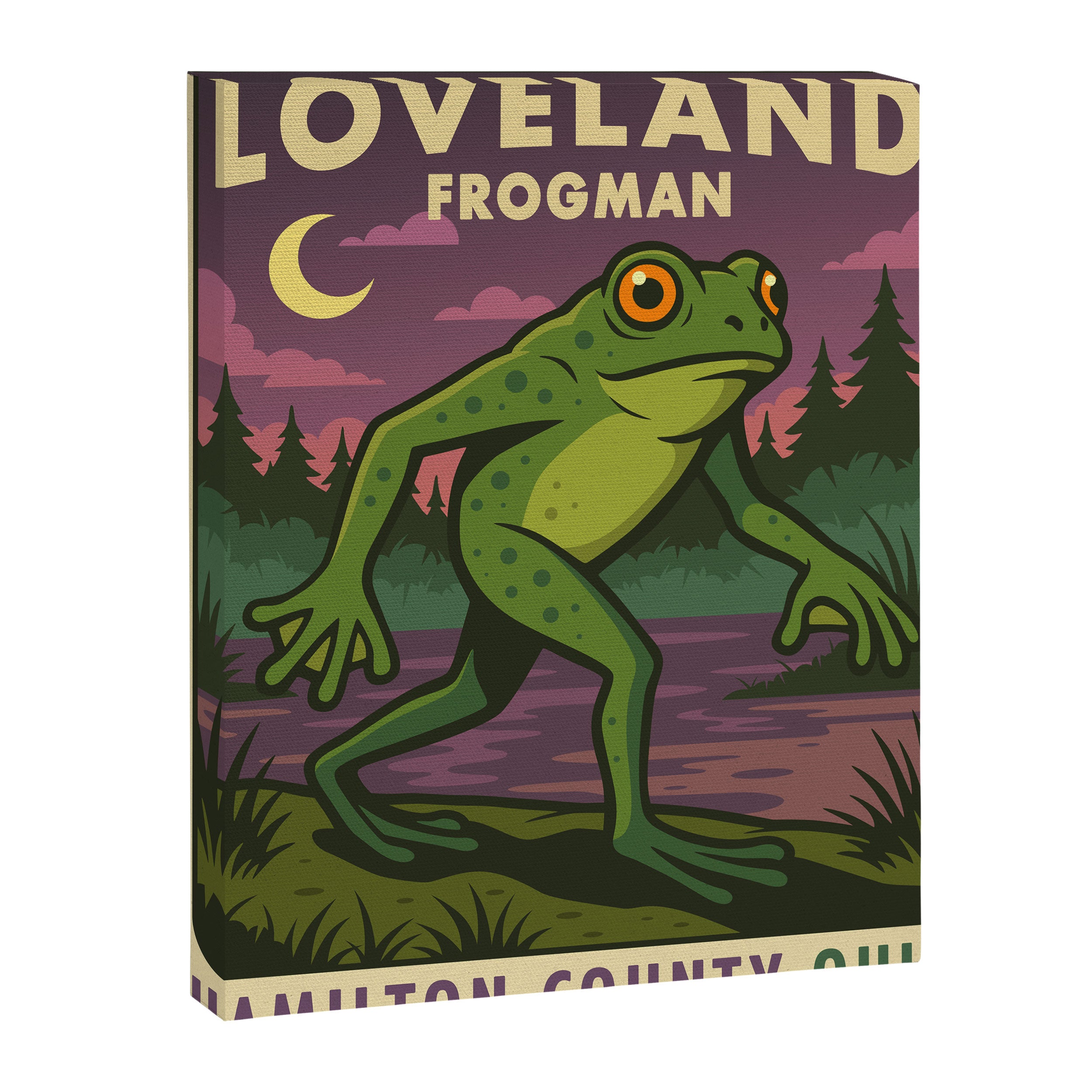 Loveland Frogman Canvas Print Gallery Image 6