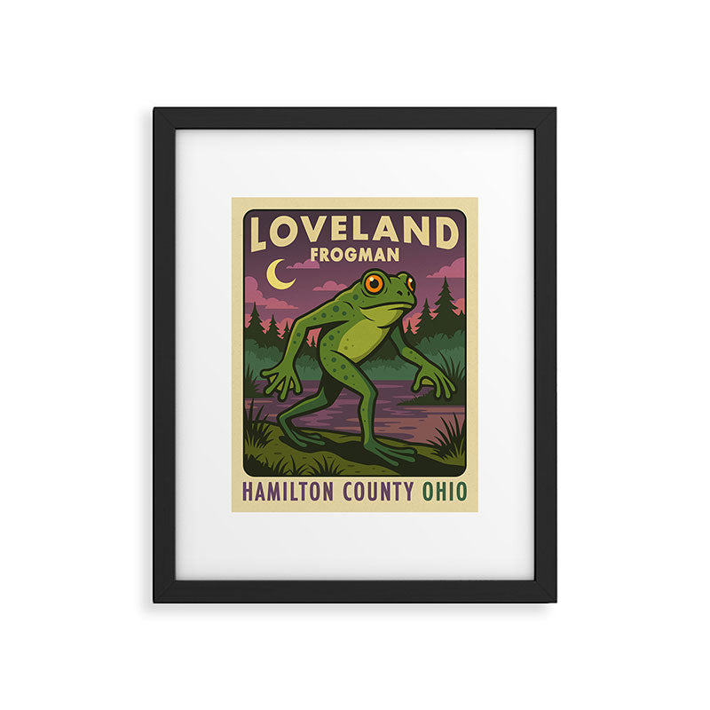 Loveland Frogman Framed Art Print Gallery Image 5