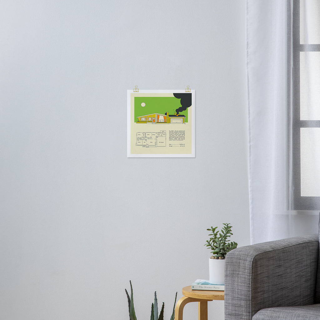 MID CENTURY HOME DESIGN 8324 Art Print Gallery Image 3