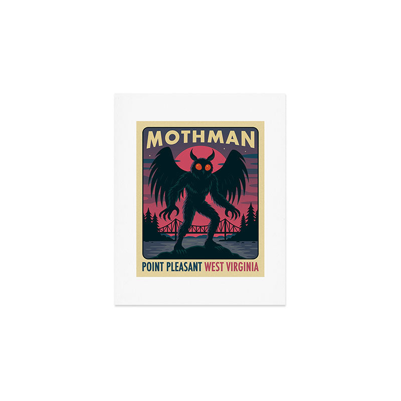 Mothman Art Print Gallery Image 1