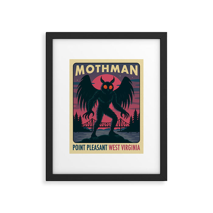 Mothman Framed Art Print Gallery Image 1