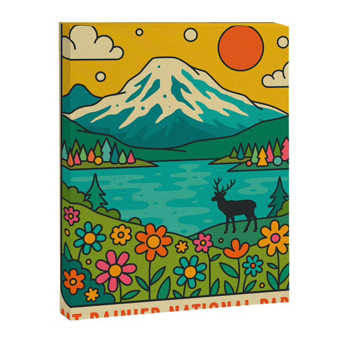 Mt Rainier National Park Canvas Print Gallery Image 1